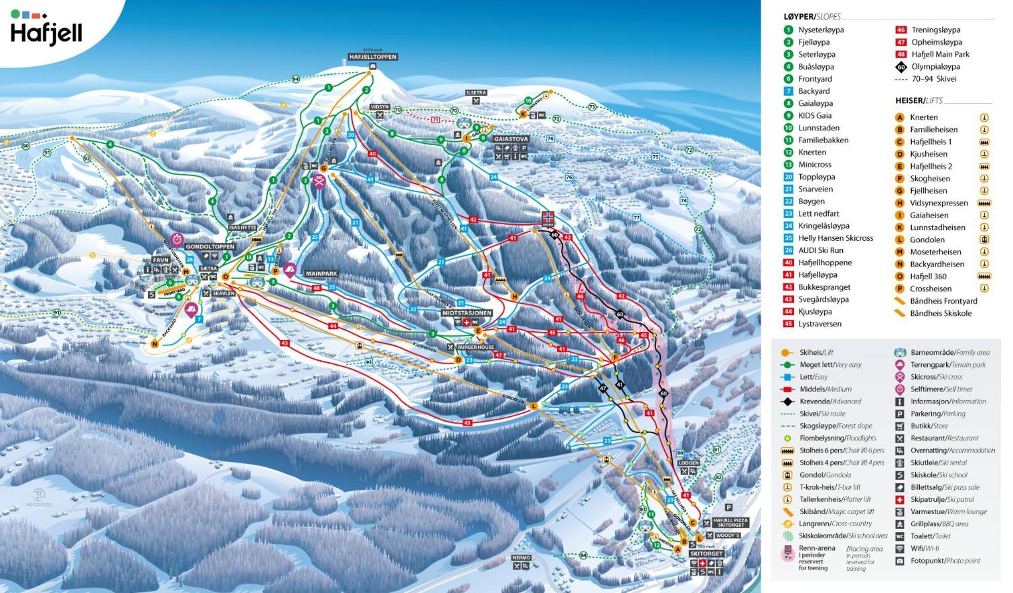 Hafjell Front 8Pers, Ski In/Out. Downhill Bike ภายนอก รูปภาพ